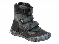 210-21,1,52Б Тотто (Totto), ботинки демисезонные утепленные, байка, черный, кожа, нубук. в Саратове