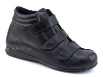 5008-02-1 Плюмекс (Plumex), ботинки для взрослых зимние, натуральная шерсть, кожа, черный, полнота 10 в Саратове