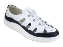 011Т-Ж-К4 БС (54) Алми (Almi), туфли для взрослых, кожа, белый, синий 