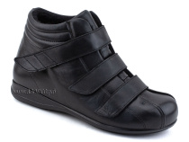 5008-01-1 Плюмекс (Plumex), ботинки для взрослых зимние, натуральная шерсть, кожа, черный, полнота 10. 