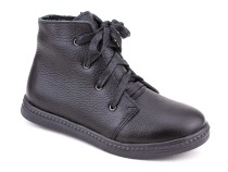 3547-1-1 Тотто (Totto), ботинки детские утепленные ортопедические профилактические, кожа, черный. в Саратове