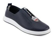 K231-R-LG-04-S (41-43) Кумфо (Kumfo) туфли для взрослых, перфорированная кожа, синий в Саратове
