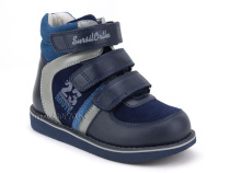 23-251  Сурсил (Sursil-Ortho), ботинки неутепленные с высоким берцем, кожа , нубук, синий, голубой в Саратове