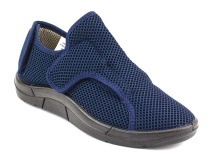 010ПБ-Ж-Т4 С  (77202-33386) Алми (Almi), туфли для взрослых, текстиль, синий в Саратове