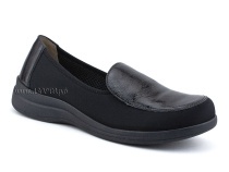 84-52Т-22-402/30 Рикосс (Ricoss) туфли для взрослых, кожа, лак, текстиль, черный, полнота 9 в Саратове