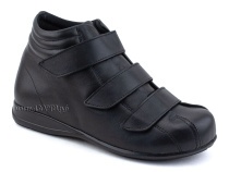 5008-01  Плюмекс (Plumex), ботинки для взрослых демисезонные утепленные, кожа, черный, полнота 10. в Саратове